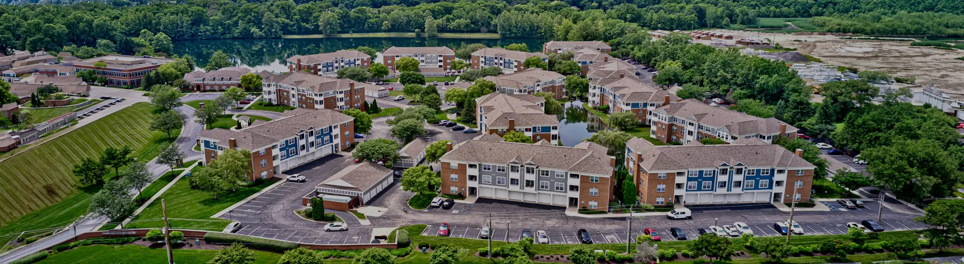 Bird eye view of Northhaven Apartments