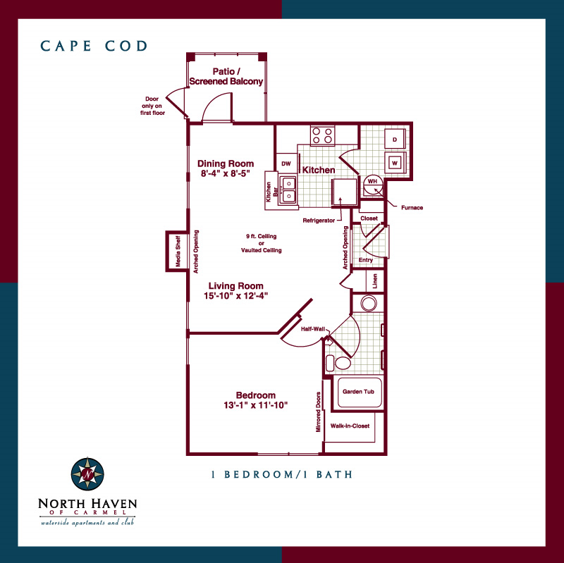 Cape Cod - Floor plan